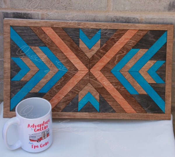 Wood Quilt Block Kit – DIY – Home Décor – Paint Painting Party – Puzzle – Paint & Assemble Yourself - Adult Craft Kit