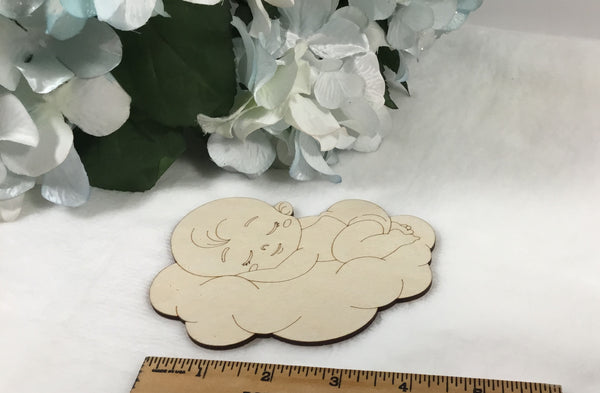 Baby Wood Cutouts, Craft Projects, Babies Cut Outs, Wood Baby, Shower Gift, DIY, Paint Your Self, Unfinished Wood Cutout, Nursery