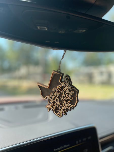 Texas Bluebonnet Ornament / Car Charm