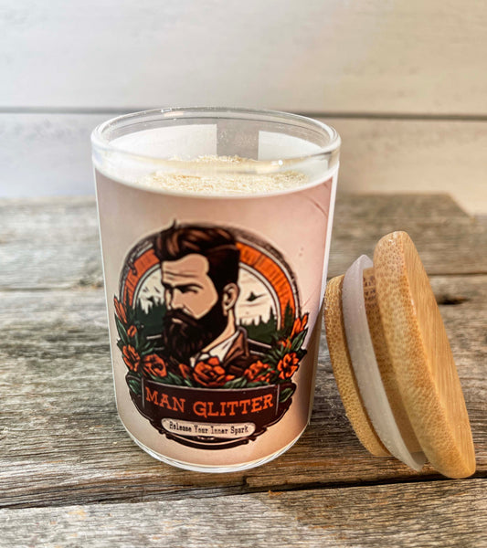 Man Glitter: Rugged Charm in a Jar