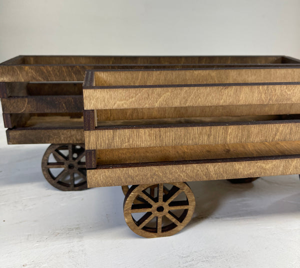 LOVE - Valentine's Day Interchangeable Wagon Shelf Sitter, Wood Wagon, Interchangeable Shelf Sitter, Mantel Decor, Wood Home Decor