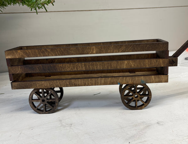 LOVE - Valentine's Day Interchangeable Wagon Shelf Sitter, Wood Wagon, Interchangeable Shelf Sitter, Mantel Decor, Wood Home Decor