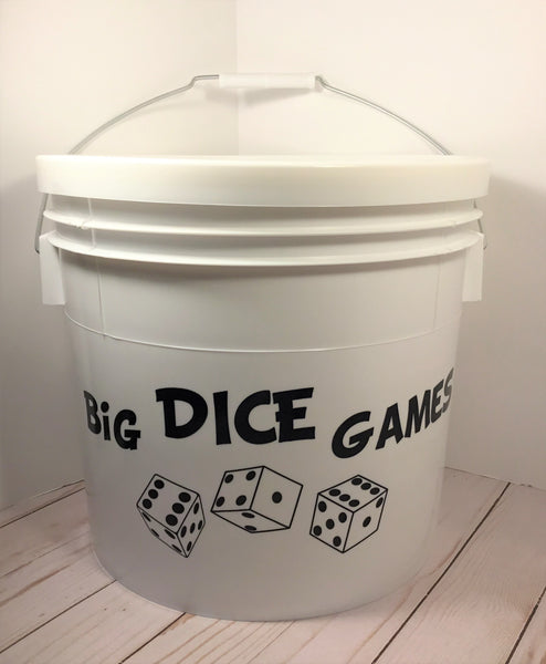 Big Dice Game - SIX 3" X 3" Birch Dice - Yardzee, Farkle, Yahtzee.