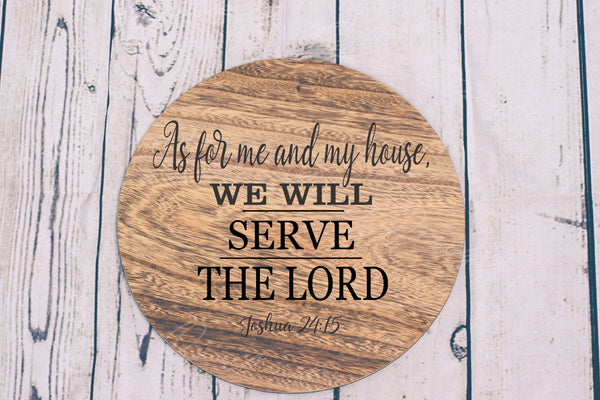 As For Me And My House We Will Serve The Lord - Joshua 24:15 - Digital Download Cut File SVG Image Cricut, Silhouette, Vinyl Decal Scripture #66