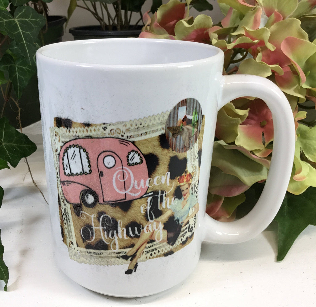 Funny Vintage RV Camper Camping Coffee Cups 11 or 15 Ounce Ceramic Mug - Fun Gifts, Spark Conversations, Show How You Feel