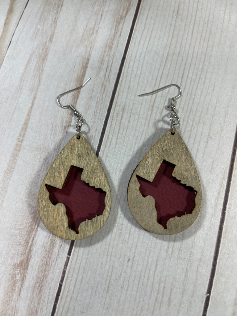 Full Color Teardrop Earrings, Permanent Sublimation Printing on Both Sides,  MDF Lightweight Earrings, Gift For Mom, Gift For Girlfriend
