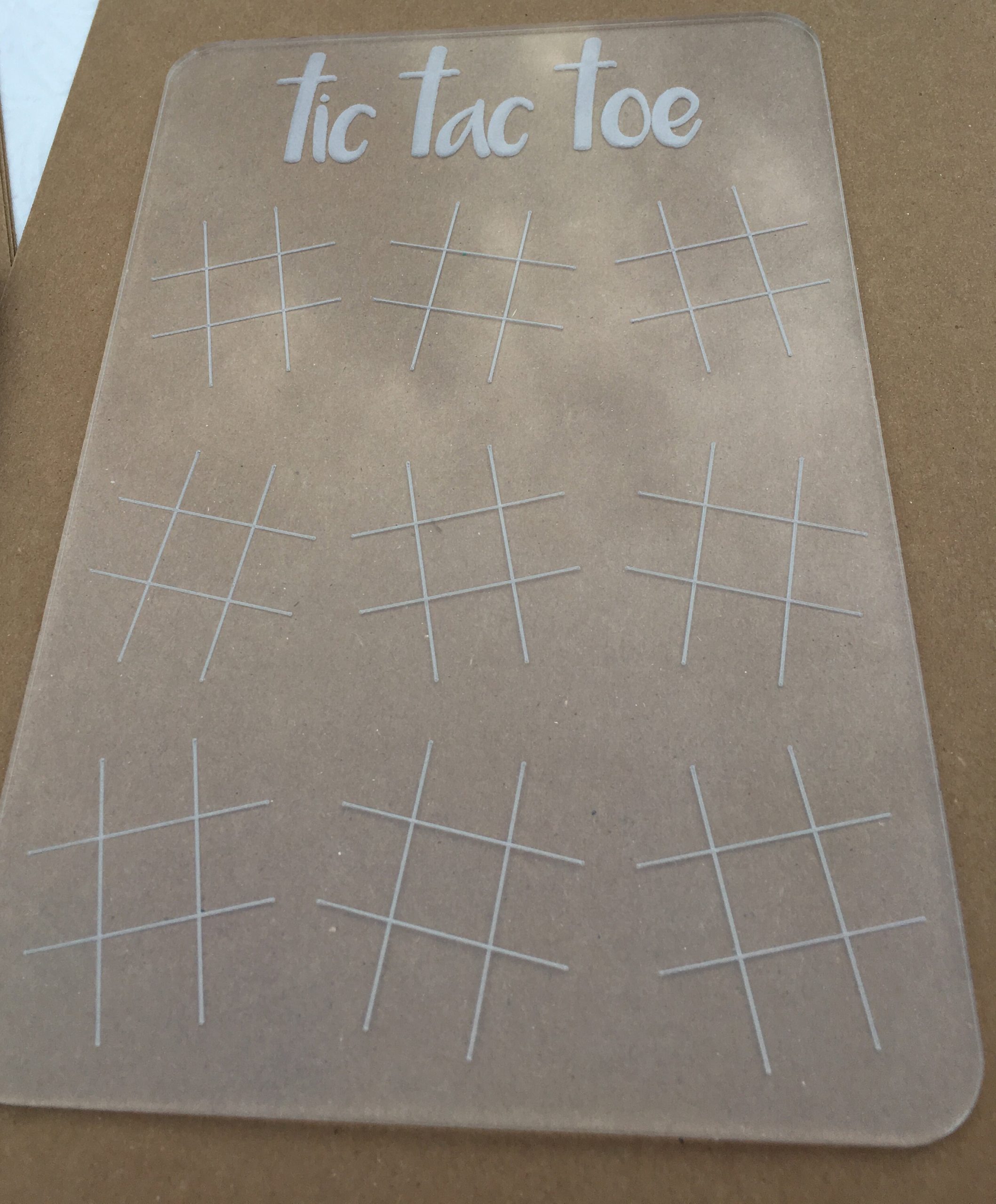 Kids' Games: Dots & Boxes and Tic Tac Toe - Acrylic dry erase board games - kids activities, fun activities at home - Image 3