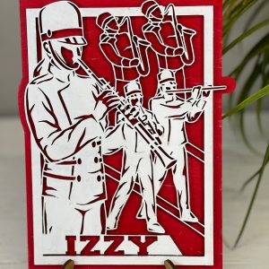Personalized Marching Band Plaque Wind Instruments, Flute, Saxophone, Clarinet, Custom Band Sign, High School Marching Band, School Band