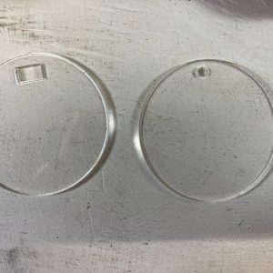 Lot of 10 - Acrylic Blanks For Vinyl, Circle Disc Acrylic Keychain Blanks, Jewelry Blanks, Laser Cut Keychains, Round Blanks for Vinyl