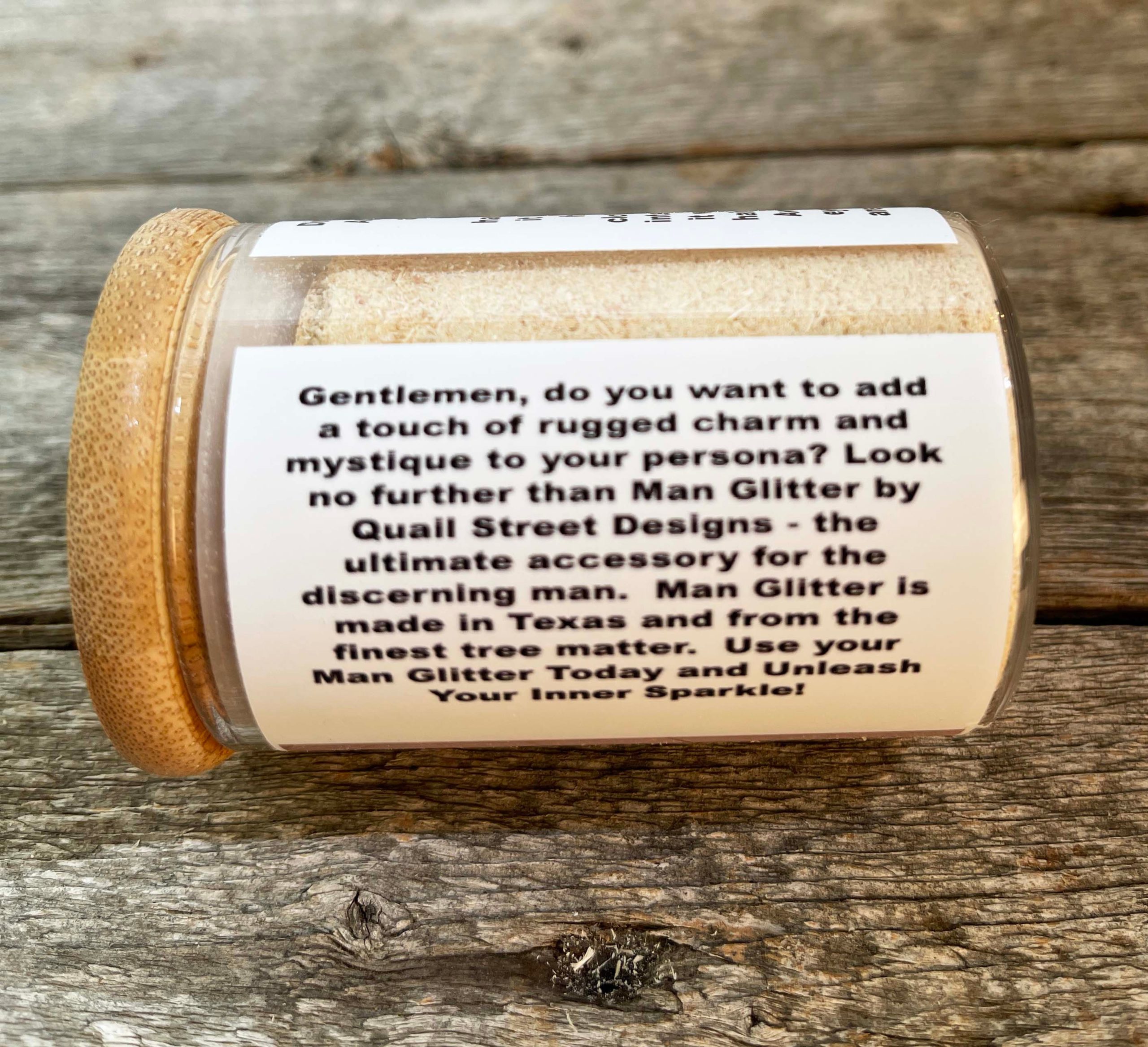 Man Glitter: Rugged Charm in a Jar - Woodsy Sawdust for Men's Grooming, Unique Gift for Him, Grooming Gift For Man, Gift For Dad, Man Gift - Image 7
