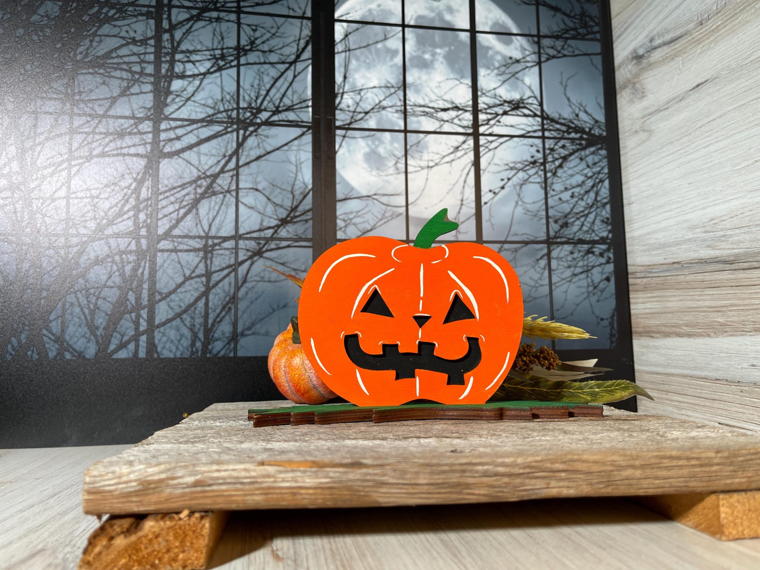 DIY Jack O Lantern Kit, Fun Halloween DIY Kit, Kids' Crafts, Family Craft, Halloween Craft, Pumpkin DIY Kit - Image 3